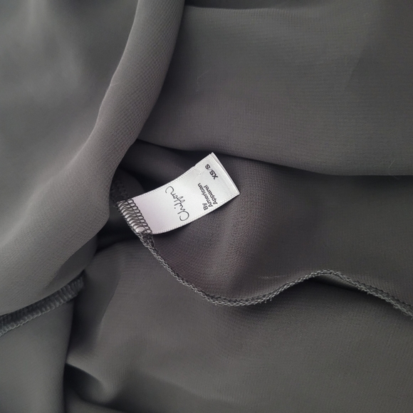 American Apparel Army Green Chiffon Skirt - Picture 2 of 2